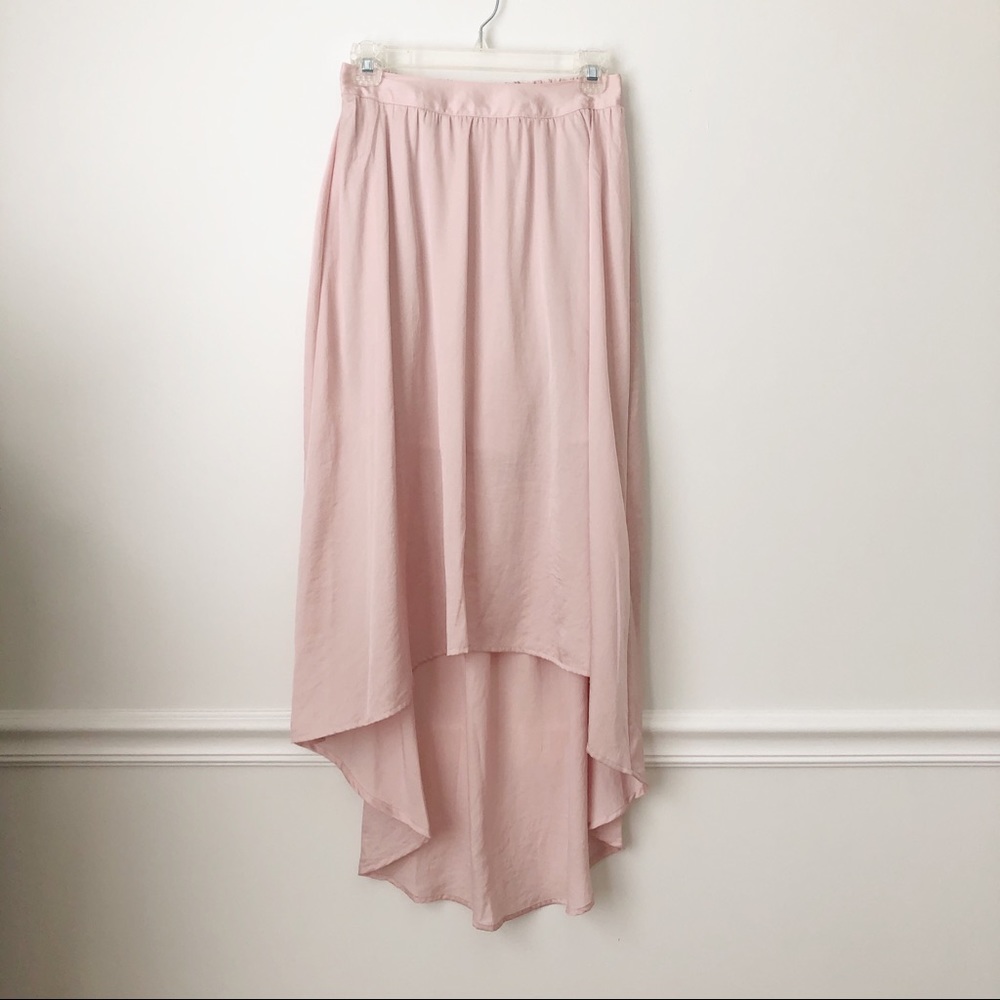 NWOT Blush Pink Maxi Skirt